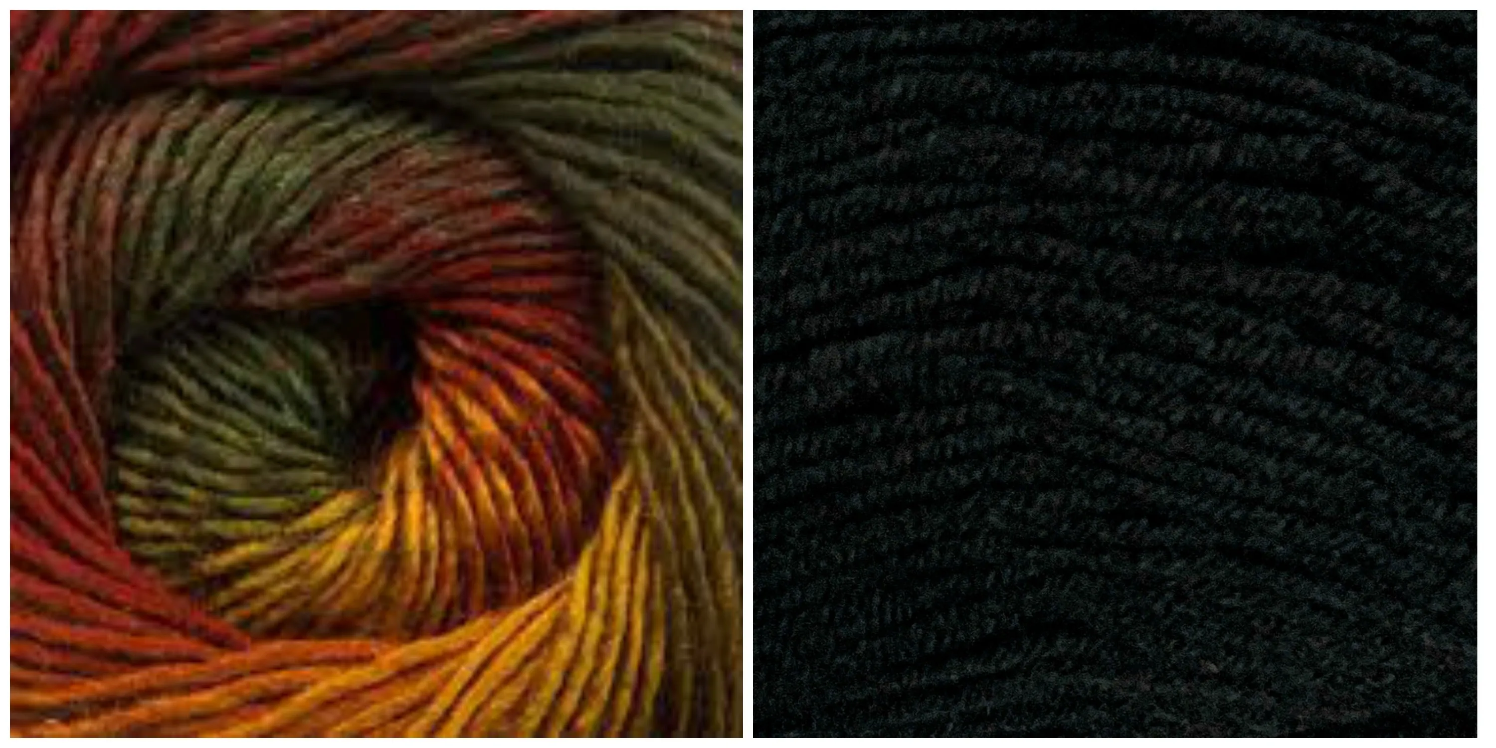 BLACK   EARTHY - Embossed Phoenix Vortex Shawl KIT