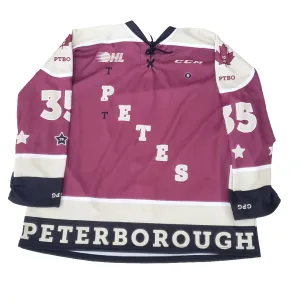 Blake Curran team issued 2018 goalie jersey