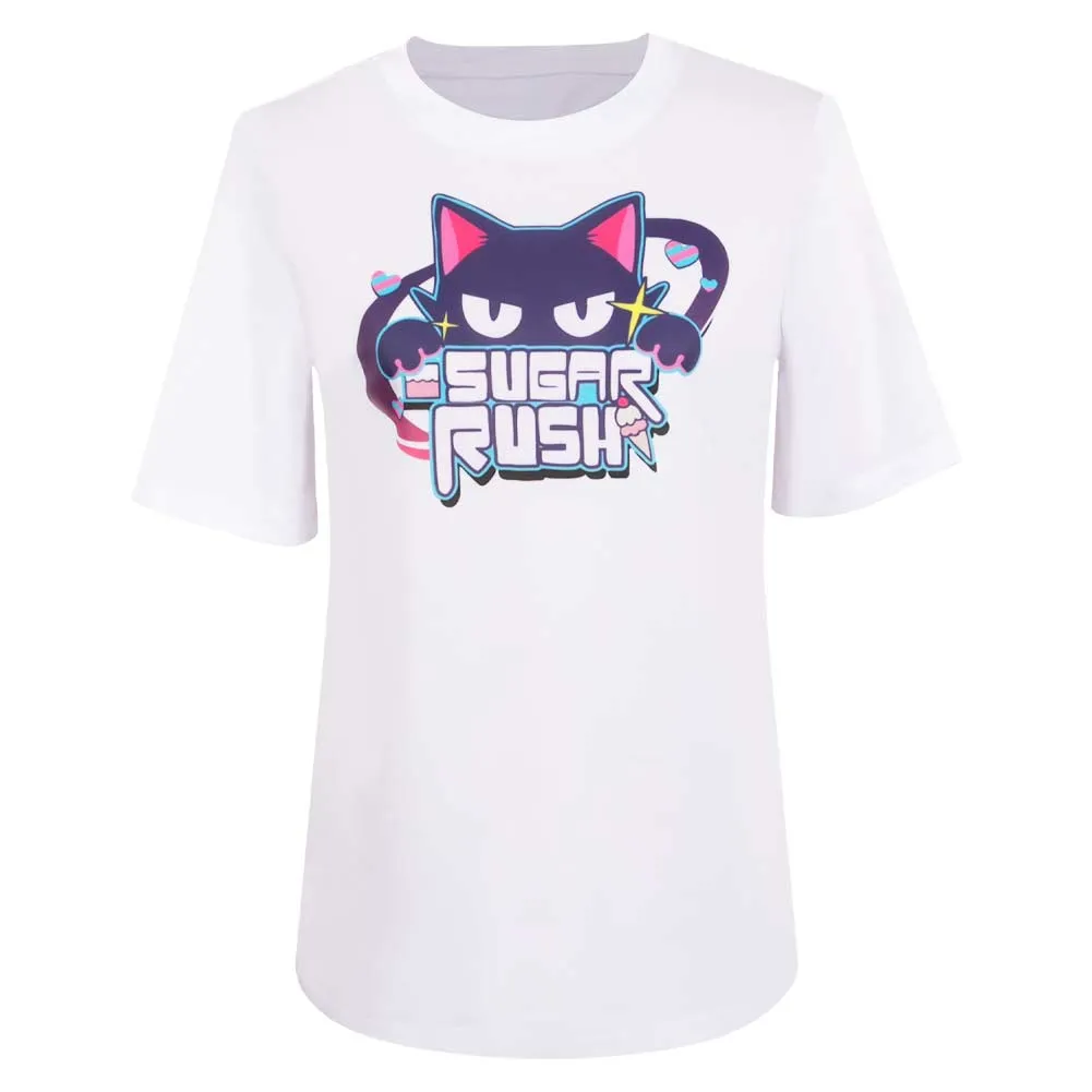 Blue Archive After School Sweets Club Sugar Rush Printed T-shirt Cosplay Costume Outfits
