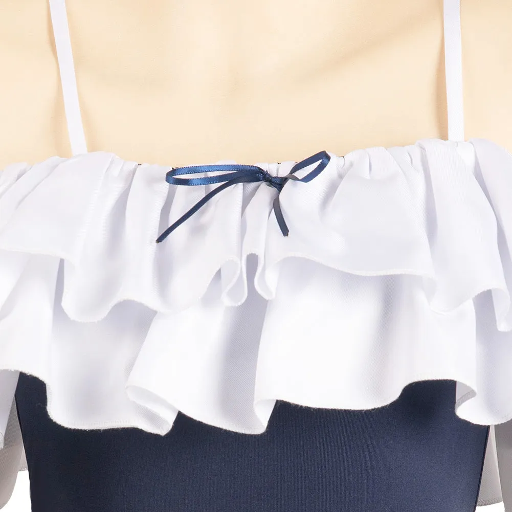 Blue Archive Tsukiyuki Miyako Swimsuit Cosplay Costume Halloween Carnival Suit