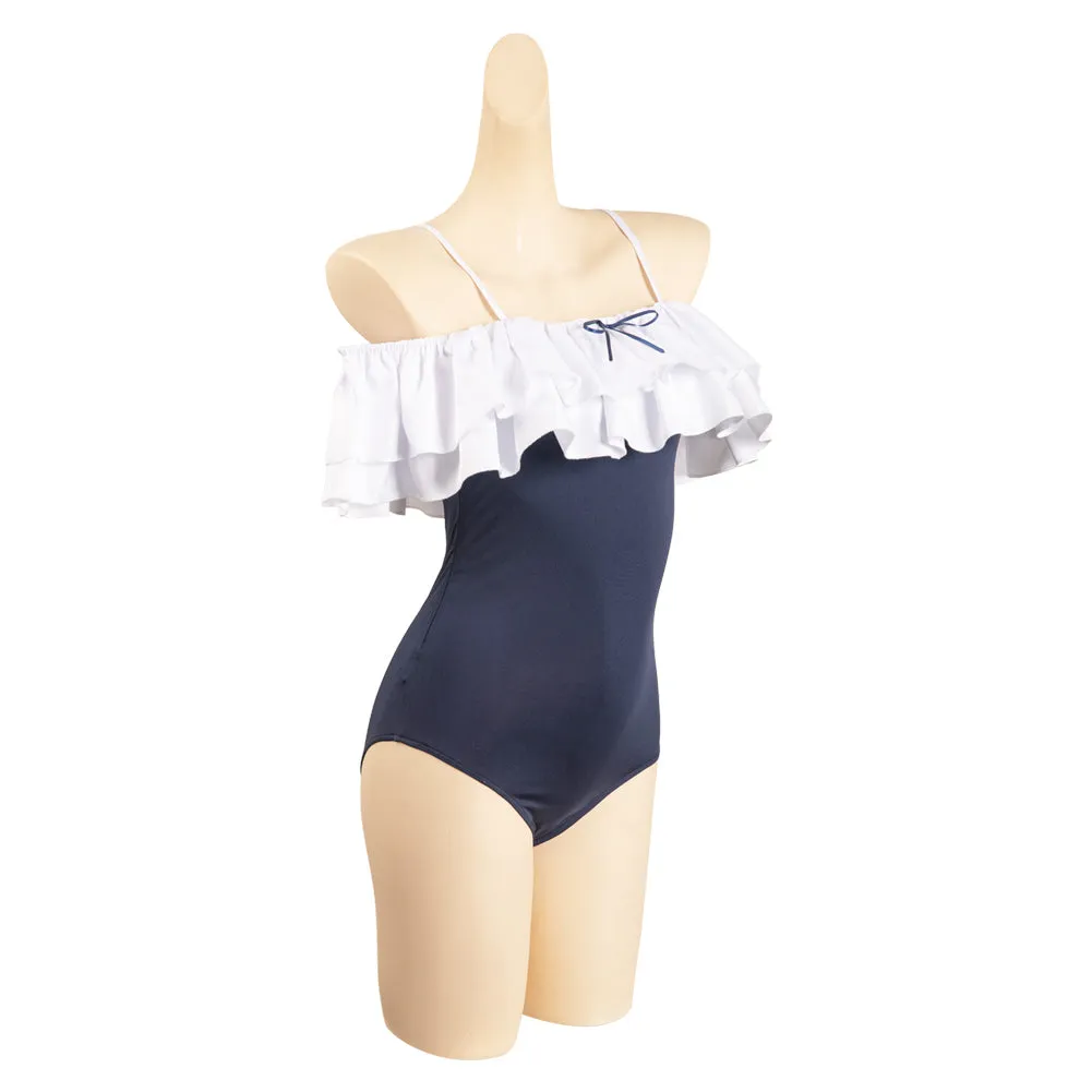 Blue Archive Tsukiyuki Miyako Swimsuit Cosplay Costume Halloween Carnival Suit
