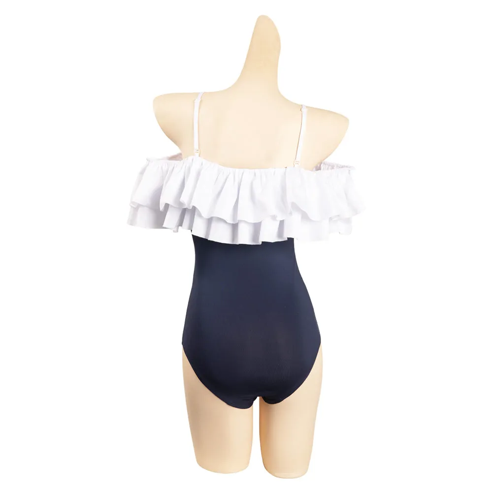 Blue Archive Tsukiyuki Miyako Swimsuit Cosplay Costume Halloween Carnival Suit