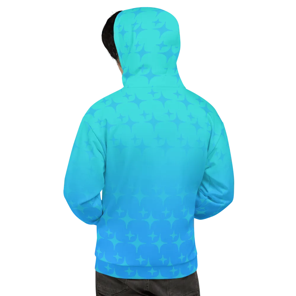 Blue Ghost Sparkle Hoodie (Adult XS-3XL)