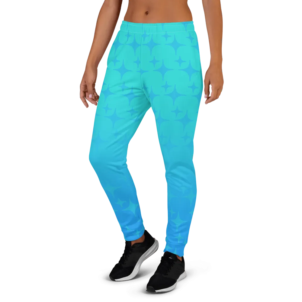 Blue Ghost Sparkle Joggers (Women's XS-3XL)