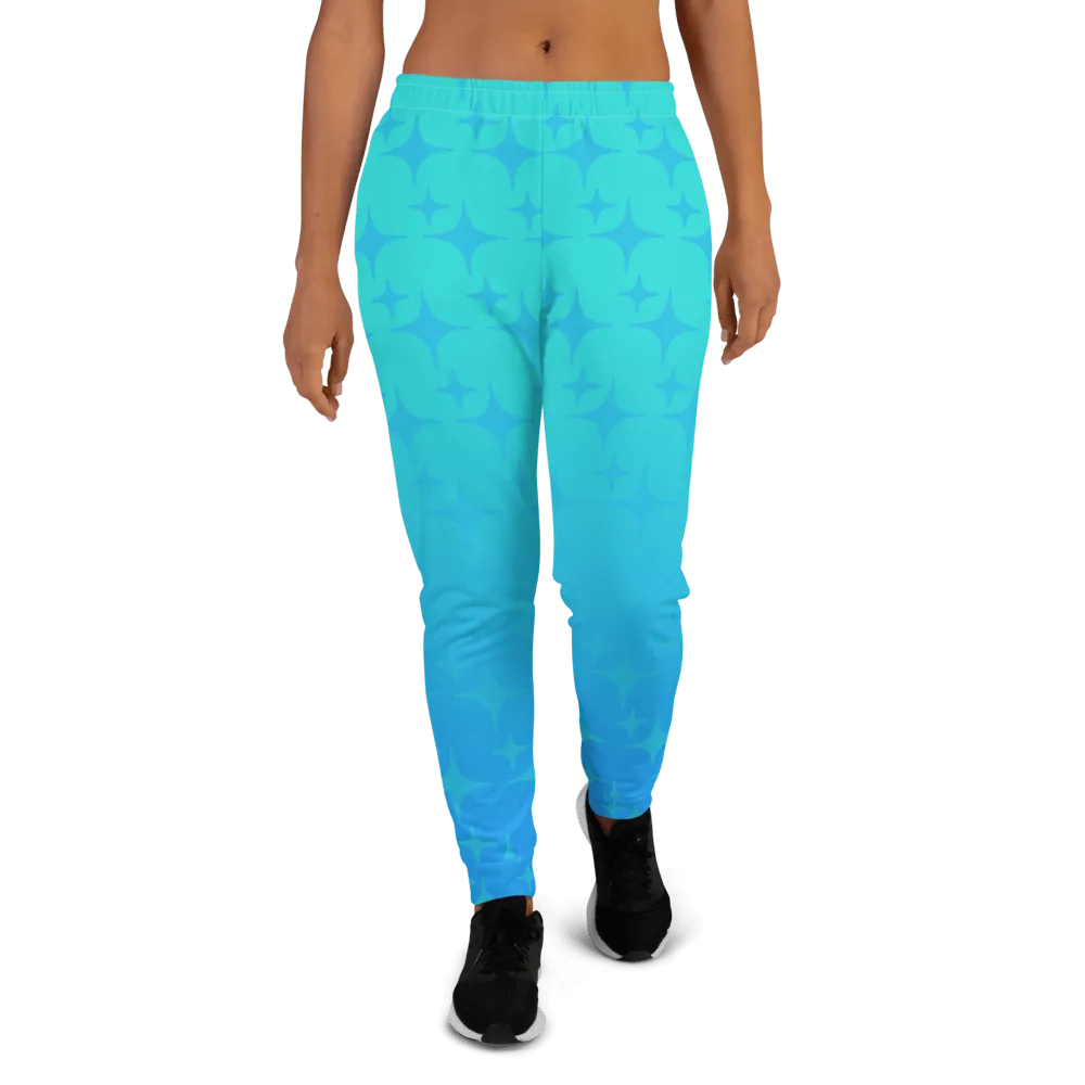 Blue Ghost Sparkle Joggers (Women's XS-3XL)