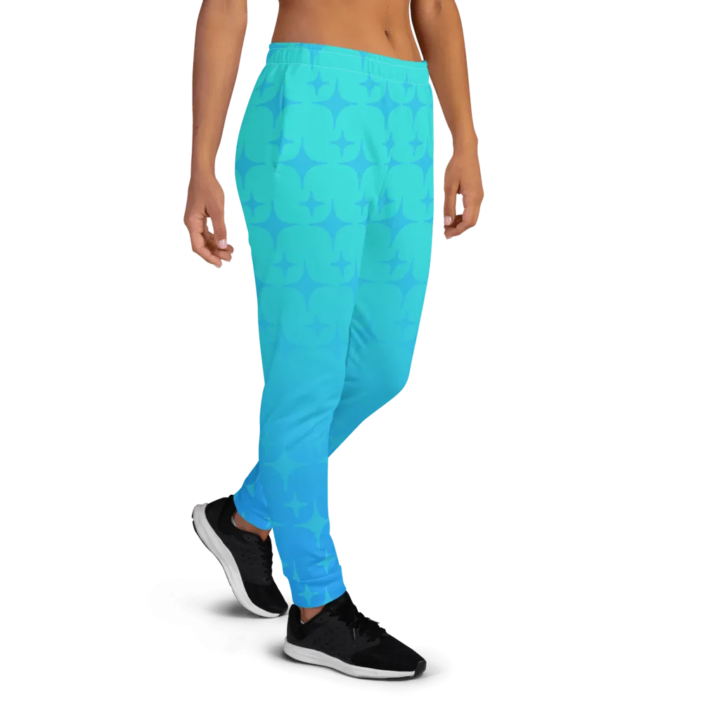 Blue Ghost Sparkle Joggers (Women's XS-3XL)