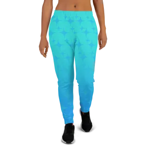 Blue Ghost Sparkle Joggers (Women's XS-3XL)