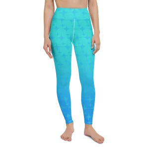 Blue Ghost Sparkle Leggings (Women's XS-XL)