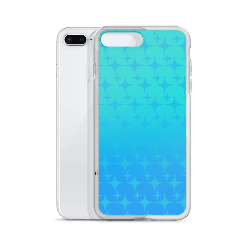 Blue Ghost Sparkle Phone Case (iPhone 6/6S/6 Plus/6S Plus/7/8/7 Plus/8 Plus/X/XS/XR/XS Max/11/11 Pro/11 Pro Max/SE)