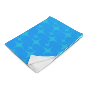 Blue Ghost Sparkle Throw Blanket