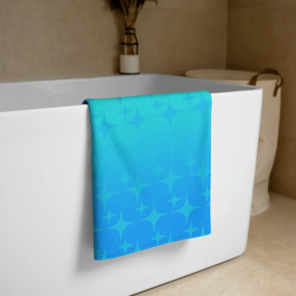 Blue Ghost Sparkle Towel