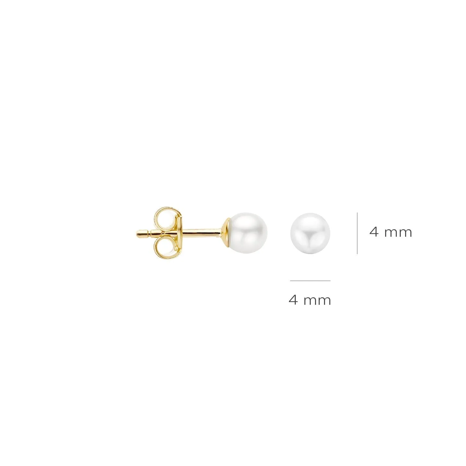 Blush - Boucles d'oreilles - Or Jaune 14k et perles d'eau douce (7136YPW)
