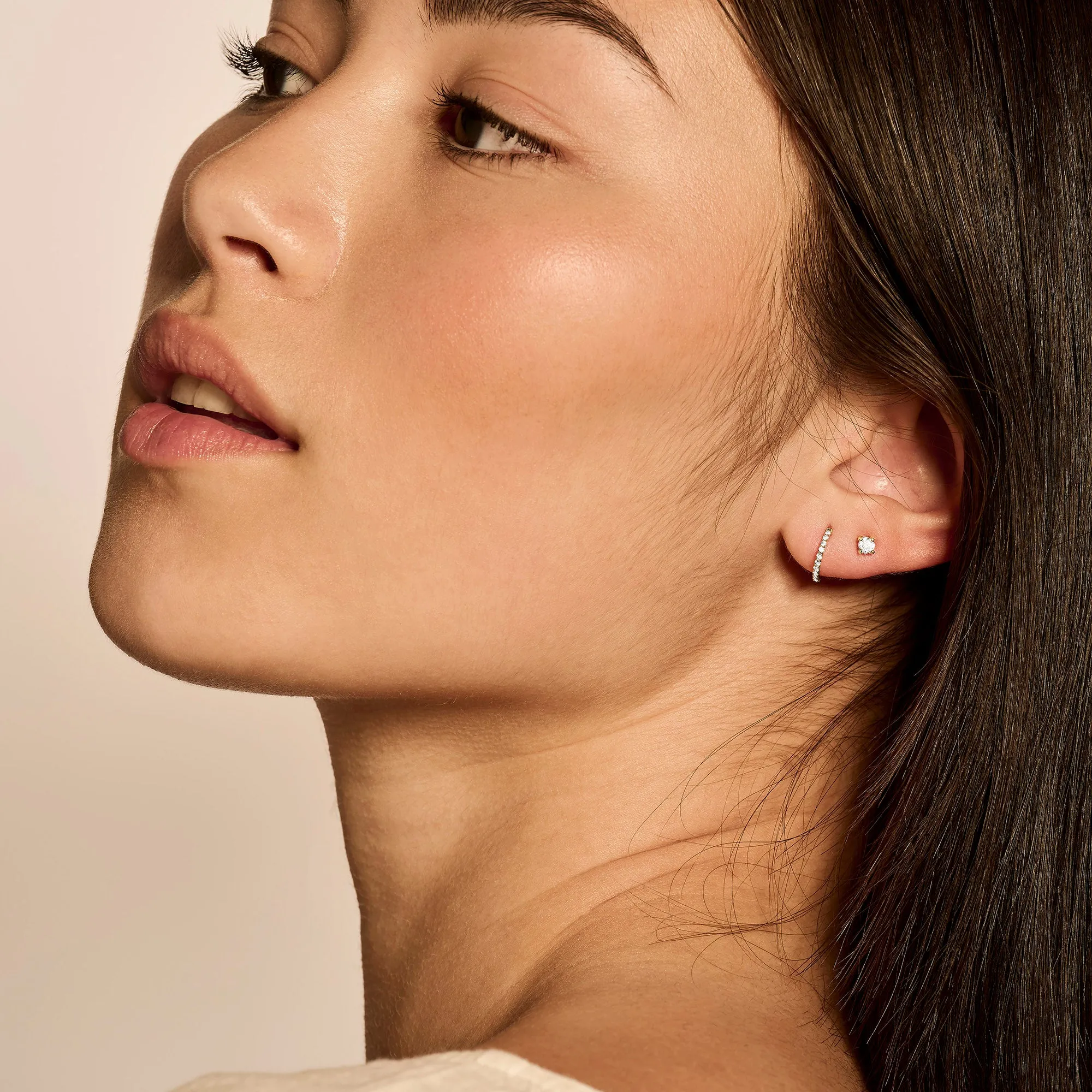 Blush - Boucles d'oreilles - Or Jaune 14k, Zircon (7211YZI)