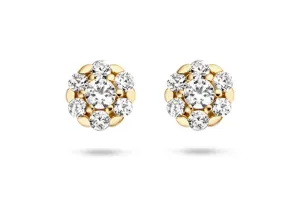 Blush - Boucles d'oreilles - Or Jaune 14k, Zircon (7241YZI)