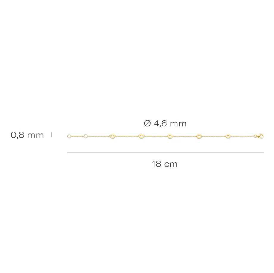 Blush - Bracelet - Or Jaune 14k (2201YGO)
