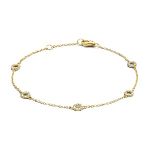 Blush - Bracelet - Or Jaune 14k, zircon (2200YZI)