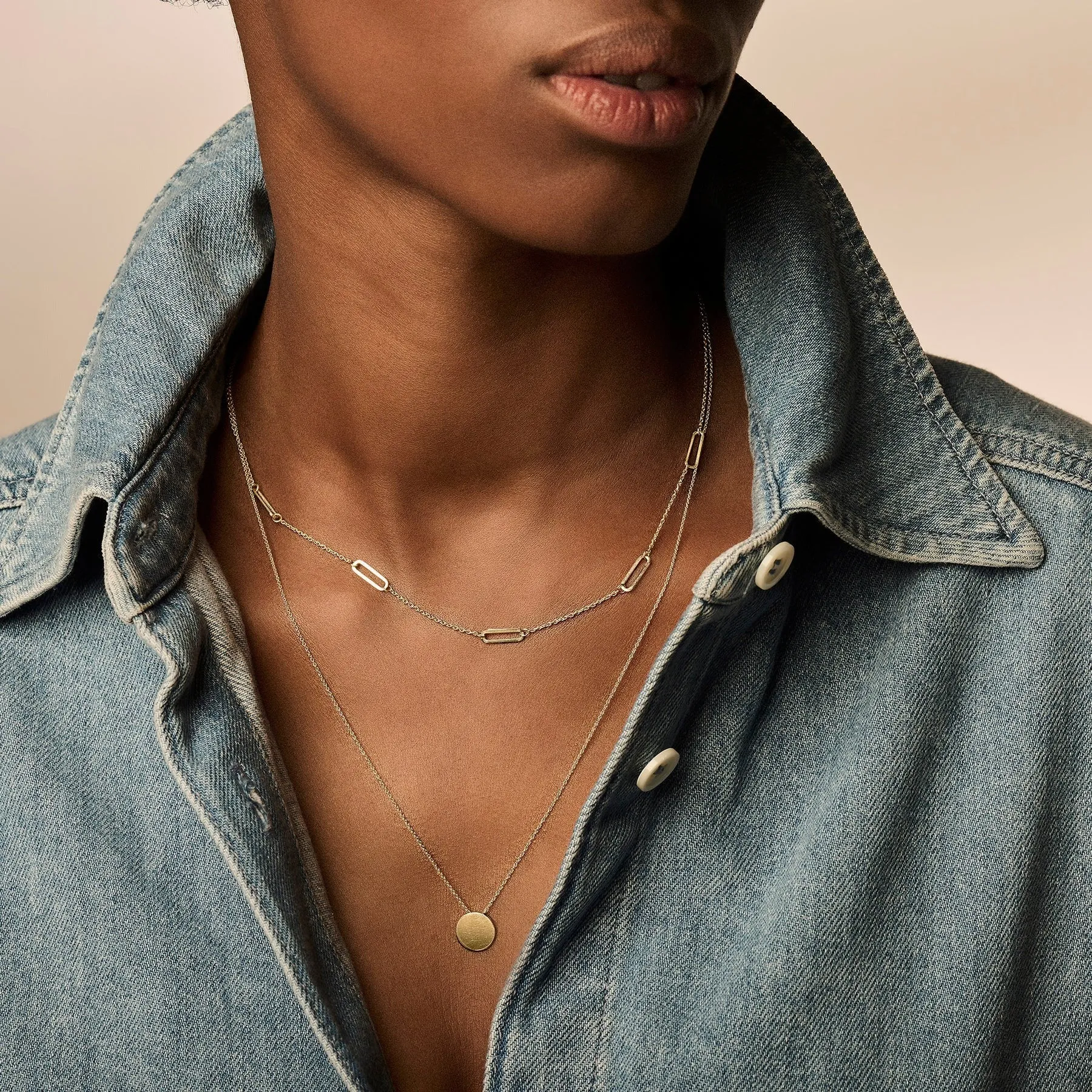 Blush - Collier - Or Jaune 14k (3102YGO)