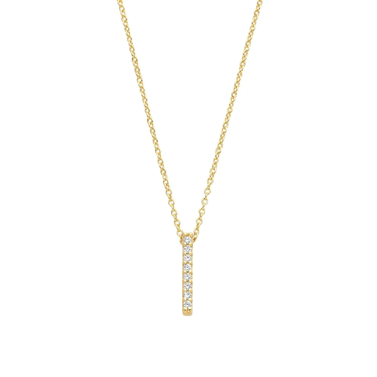 Blush - Collier - Or Jaune 14k, zircon (3133YZI)
