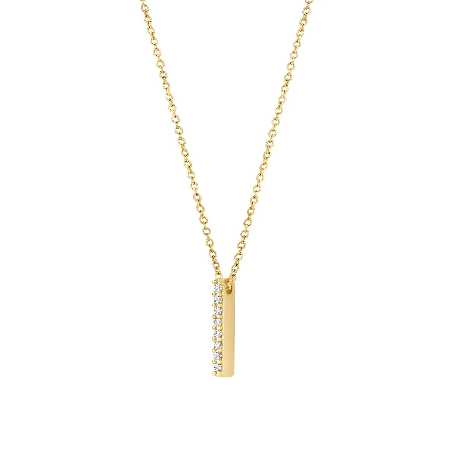 Blush - Collier - Or Jaune 14k, zircon (3133YZI)