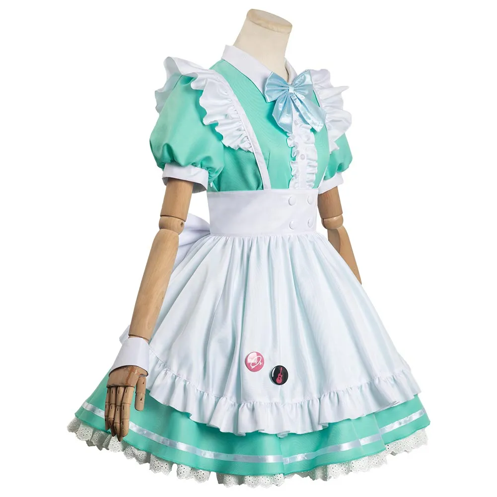 Bocchi The Rock Gotou Hitori Maid Dress Outfits Cosplay Costume Halloween Carnival Suit