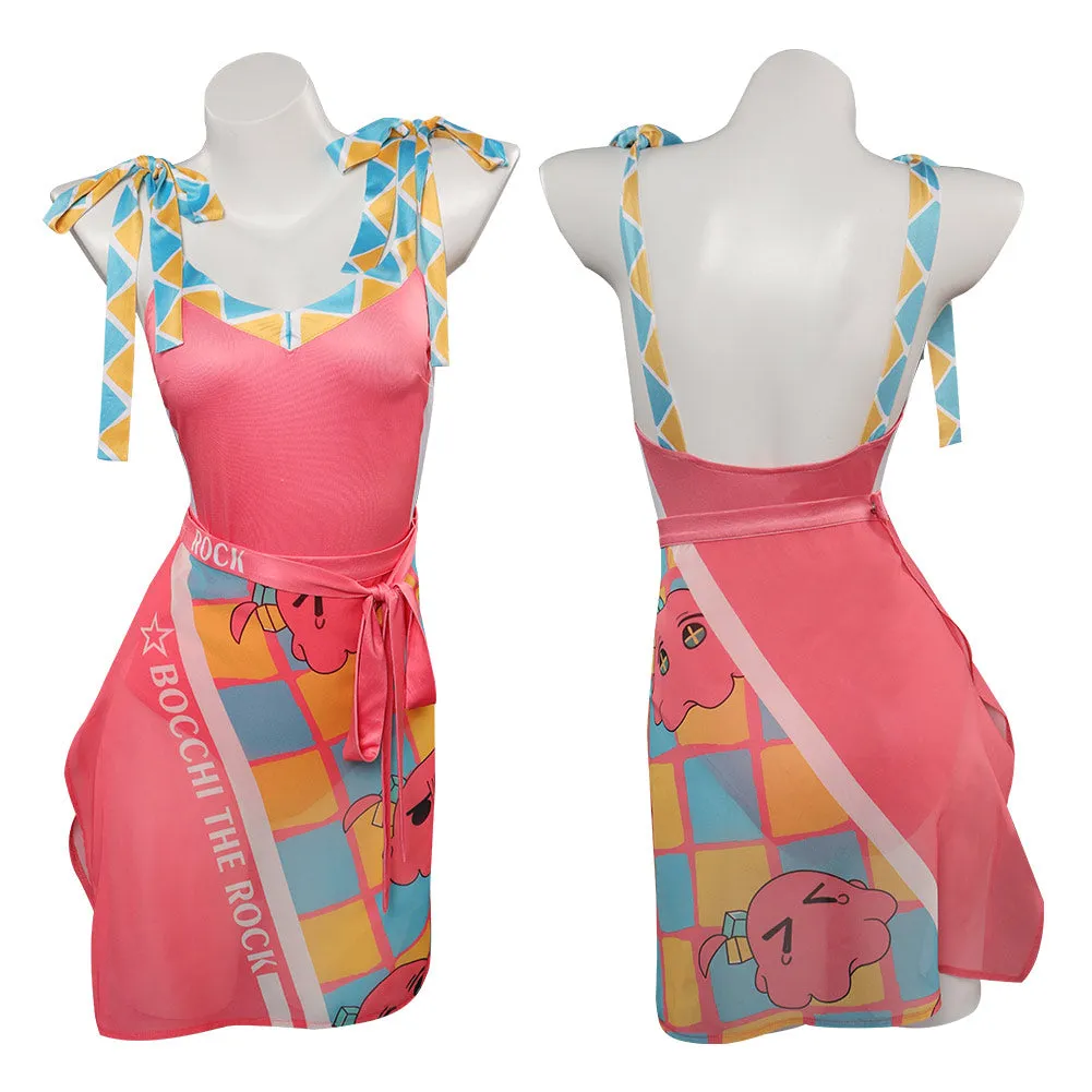 Bocchi the Rock Hitori Gotoh Swimsuit Cosplay Costume Fancy Outfit Halloween Carnival Suit