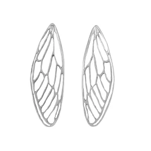 Bold Cicada Wing Earrings