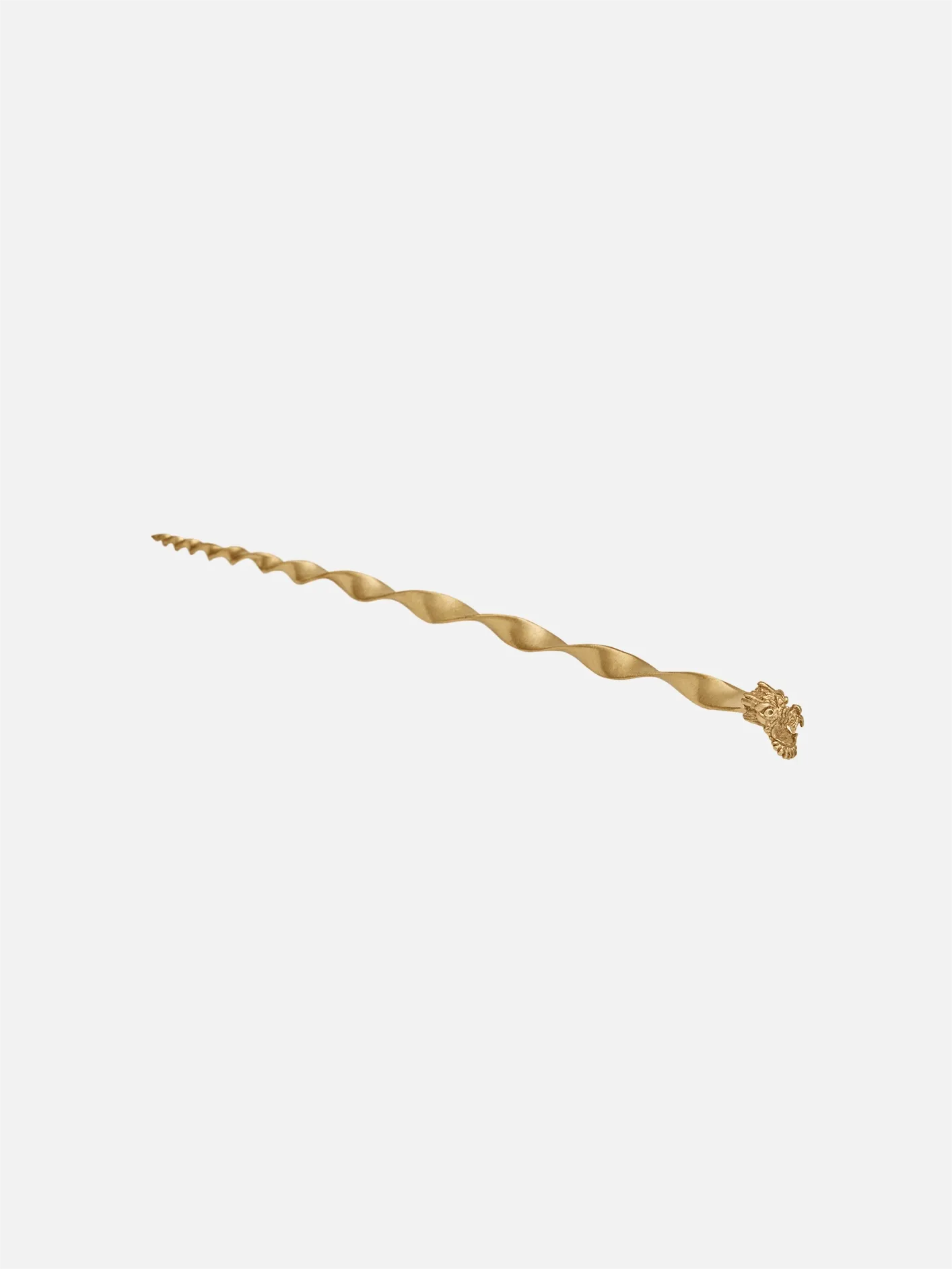 Bold Dragon Burma Hair Stick - Gold