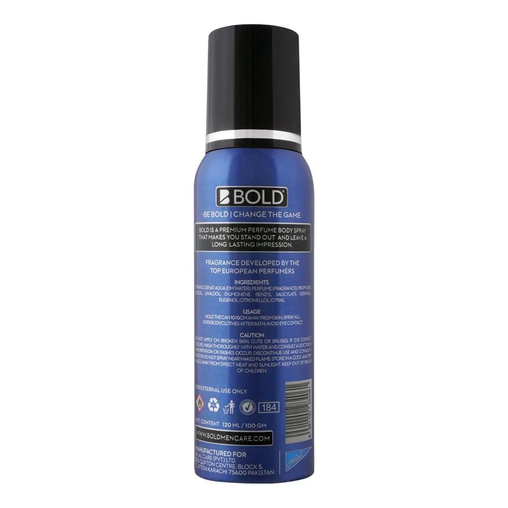 Bold Electric Perfumed Body Spray| Deodorant | For Men