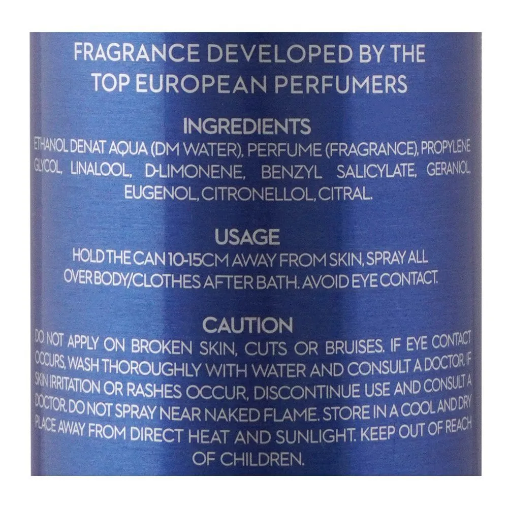 Bold Electric Perfumed Body Spray| Deodorant | For Men
