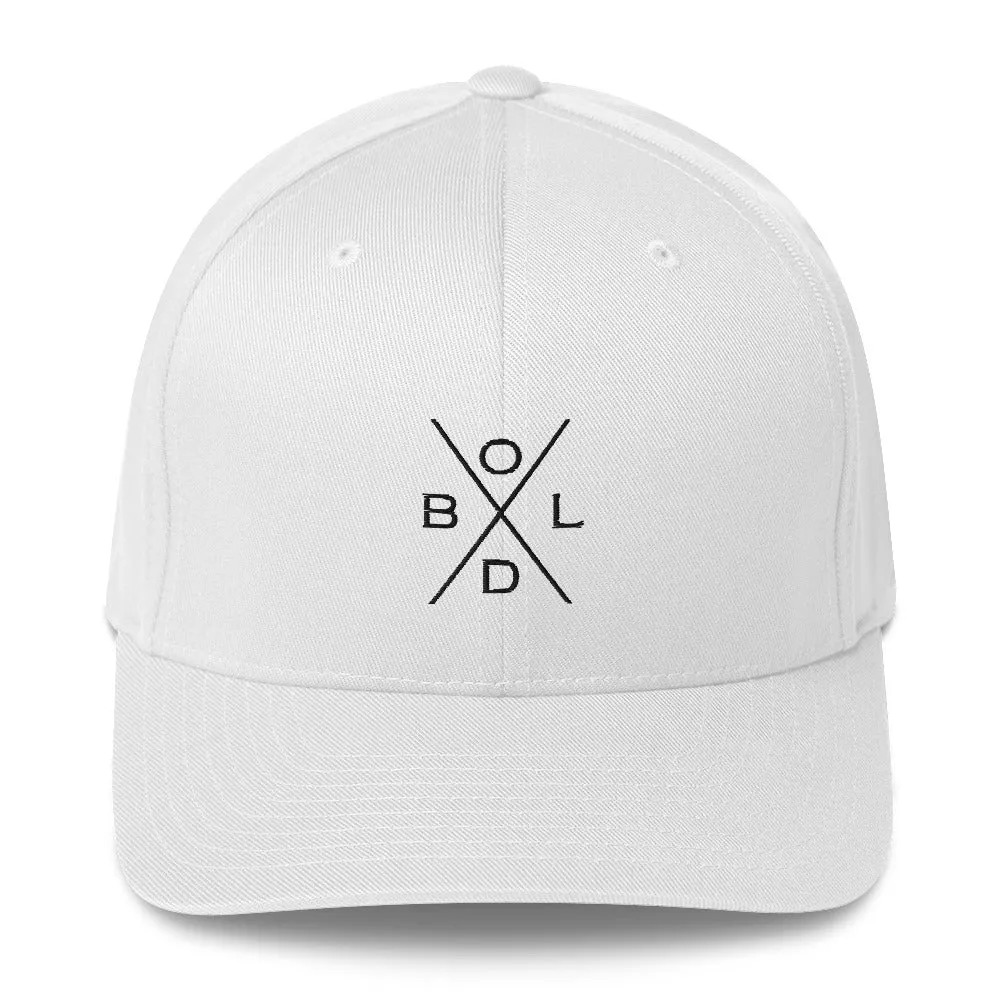 Bold Fitted Cap (White)