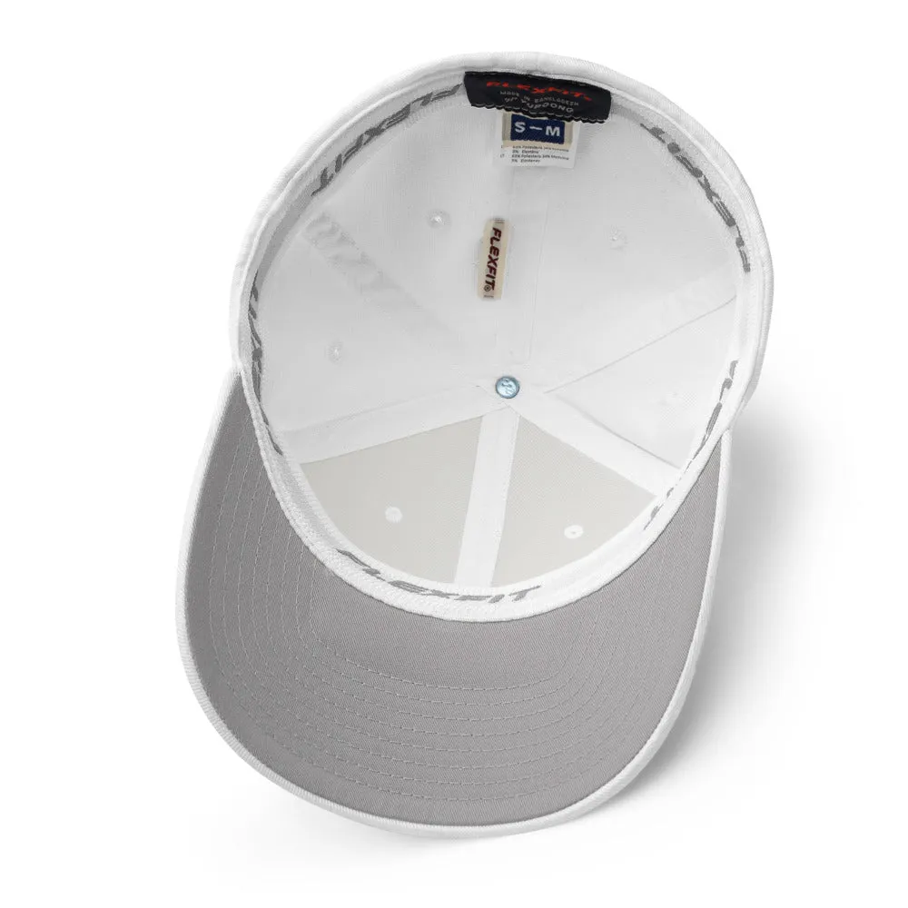 Bold Fitted Cap (White)