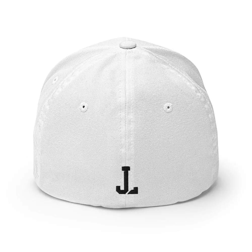 Bold Fitted Cap (White)