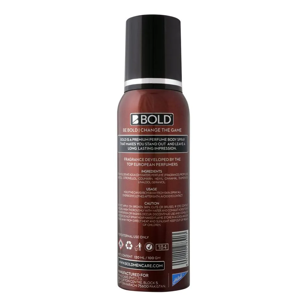 Bold Fury Perfume Body Spray | Deodorant | For Men