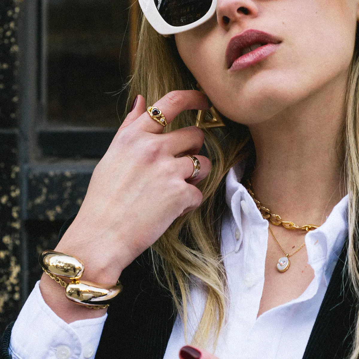 Bold Heart Statement Ring