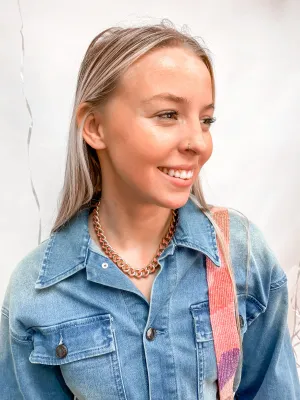 Bold Reaction Chain Necklace
