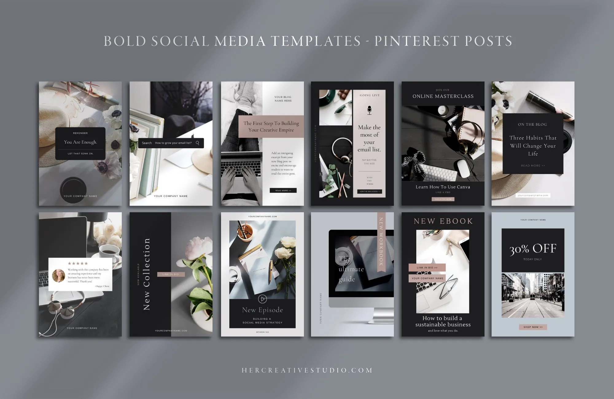 Bold Social Media Templates