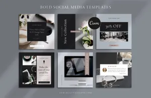 Bold Social Media Templates