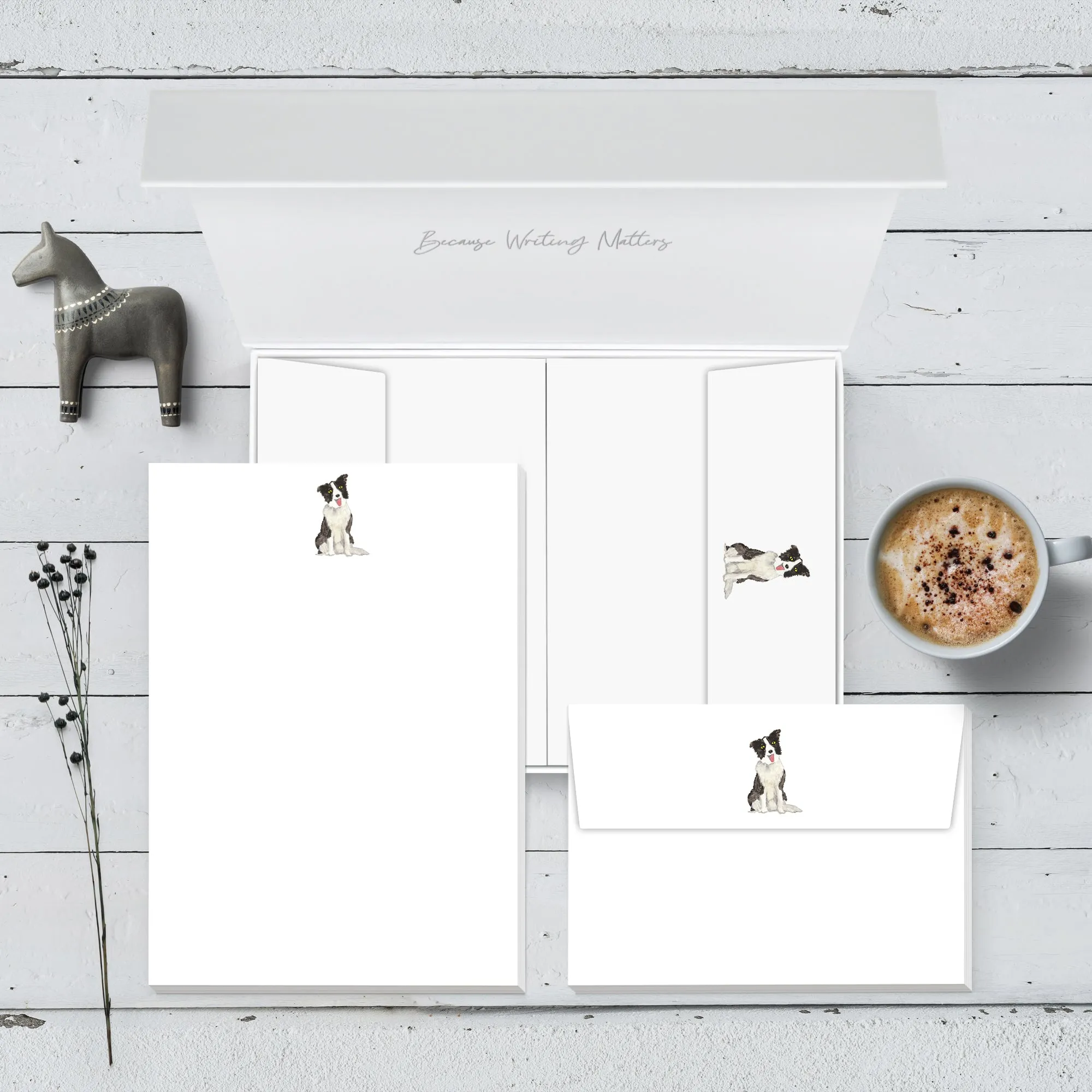 Border Collie Letter Writing Set