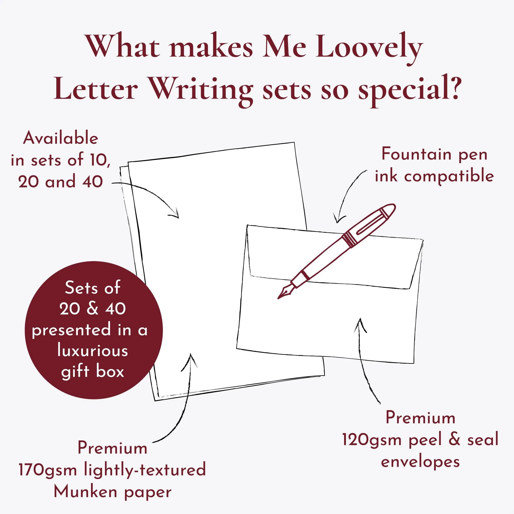 Border Collie Letter Writing Set