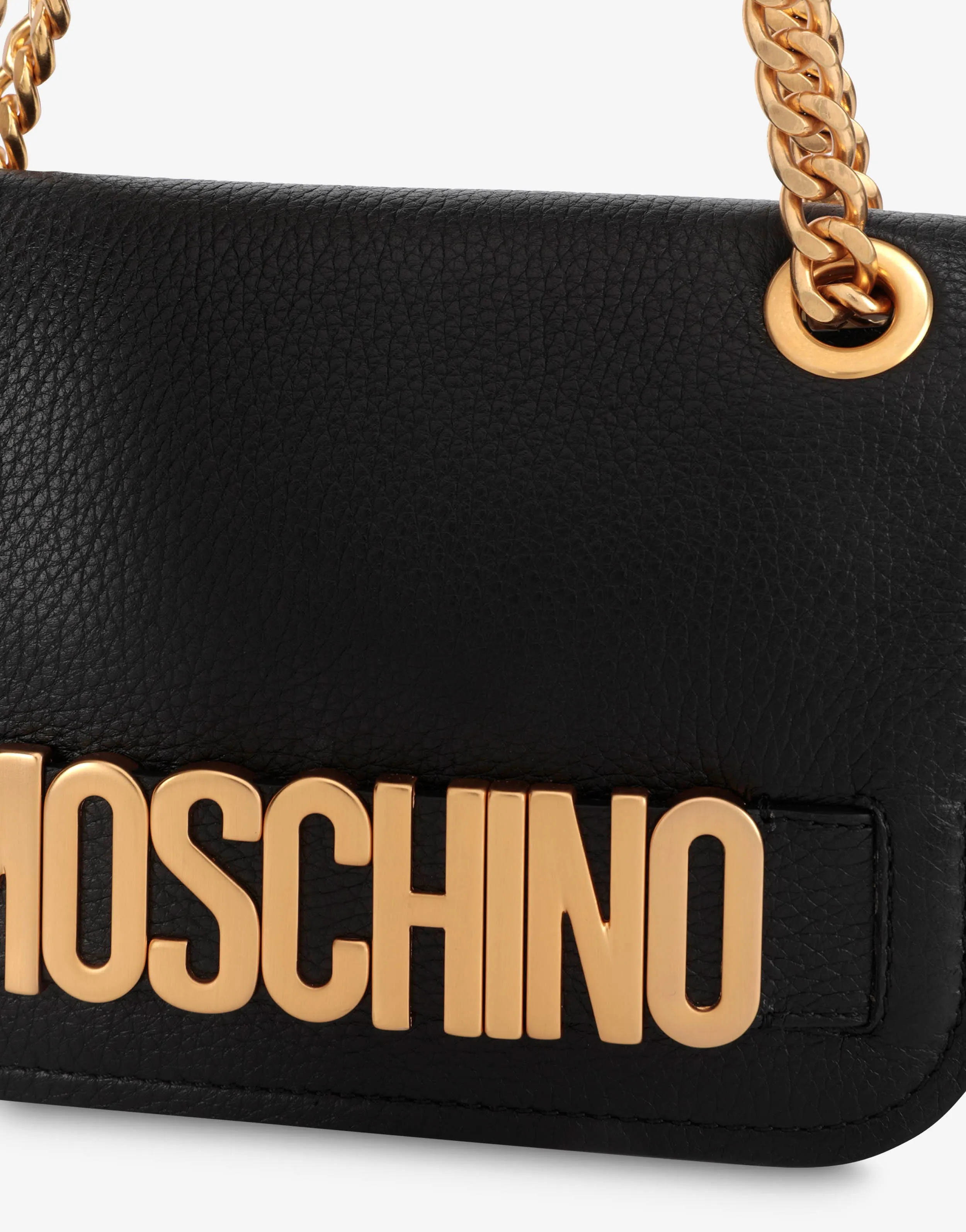 Borsa A Spalla Con Logo Lettering