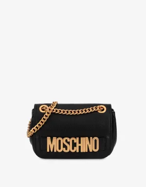 Borsa A Spalla Con Logo Lettering