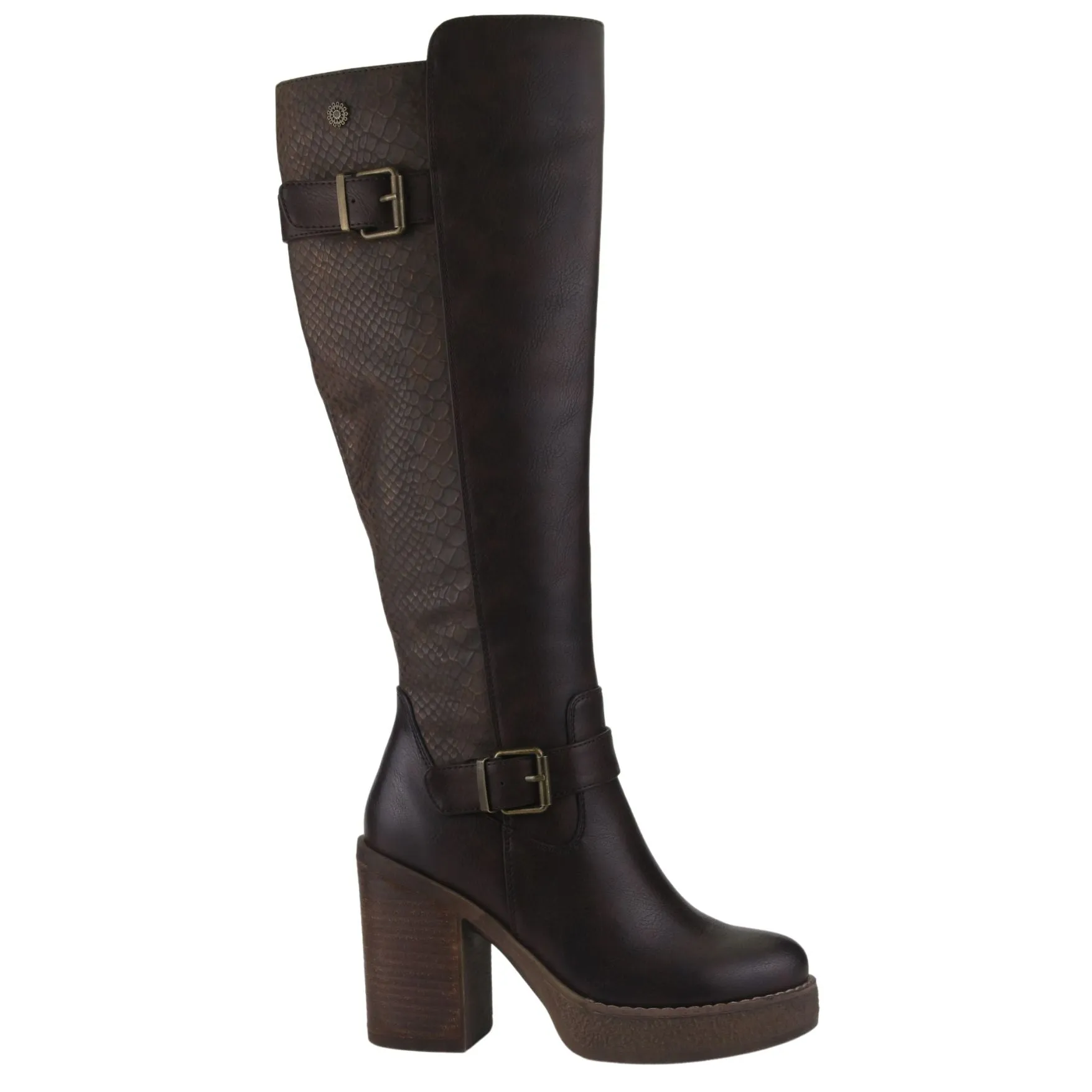Bota Chalada Mujer Ella-11 Café Casual