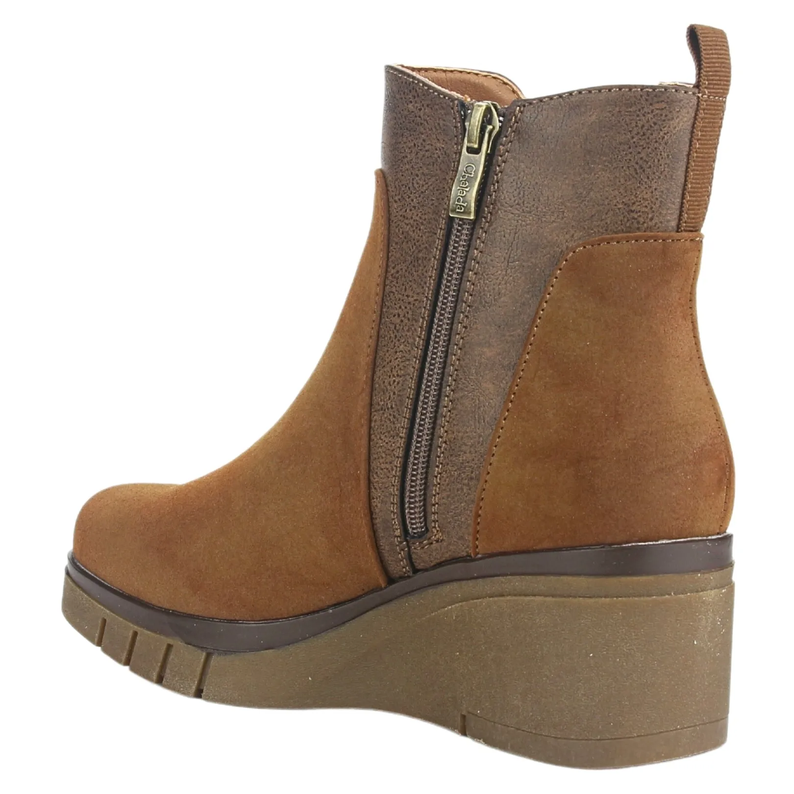 Botin Chalada Mujer Wedgenew-1 Tostado Casual