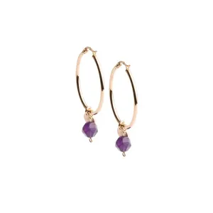 Boucles d'oreilles Didyma - Nisi Violet (NI6)