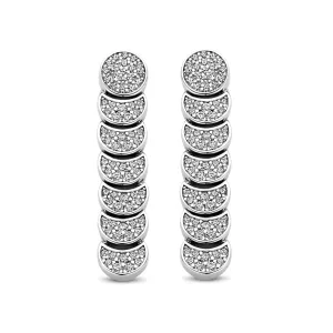 Boucles d'oreilles Naiomy - Argent et zircons (N4O53)
