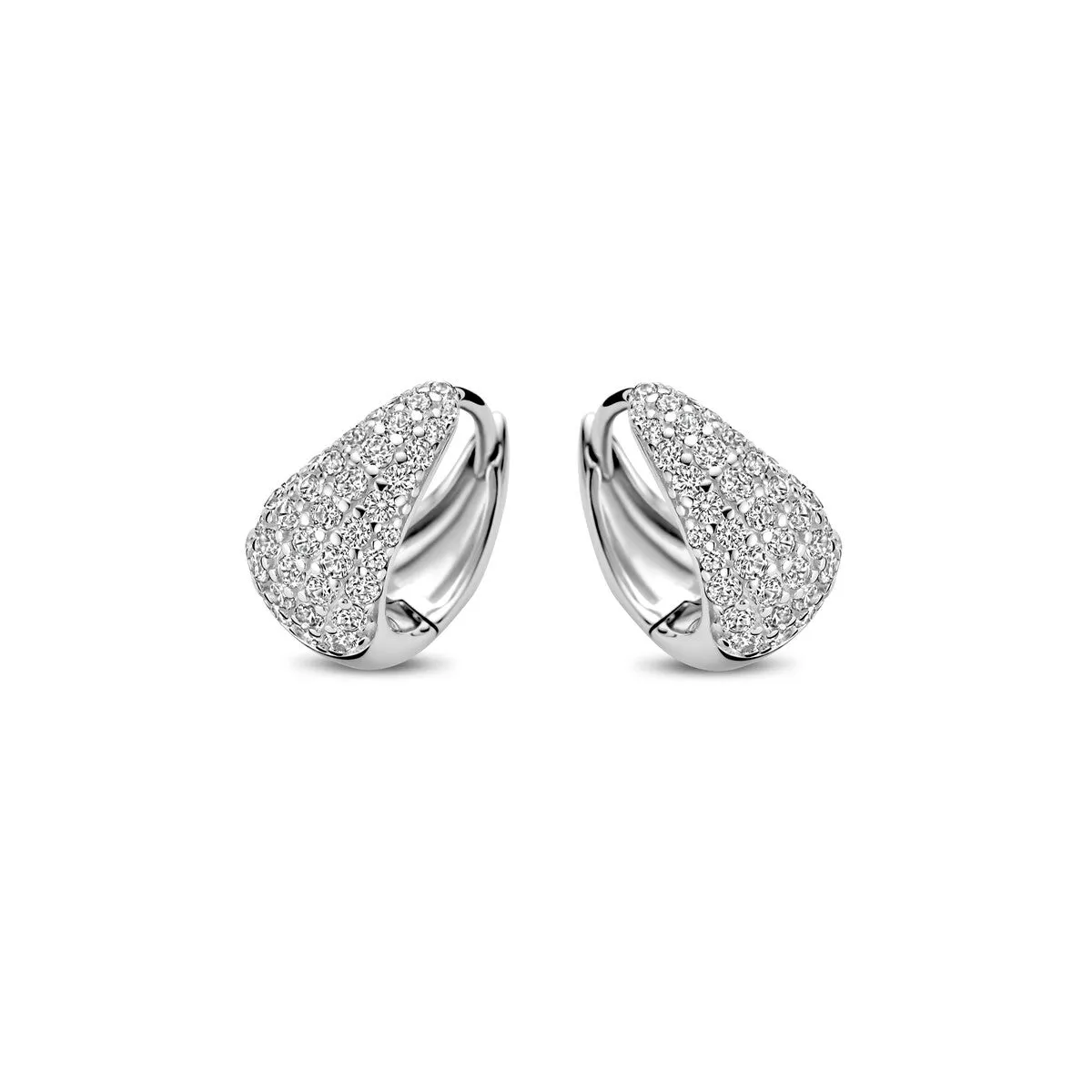 Boucles d'oreilles Naiomy - Argent et zircons (N4P53)