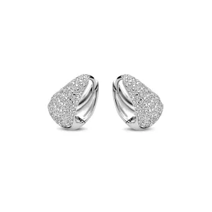 Boucles d'oreilles Naiomy - Argent et zircons (N4P53)