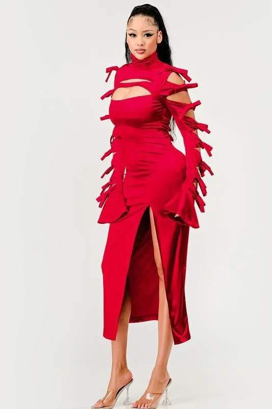 BOW SEXY DRESS