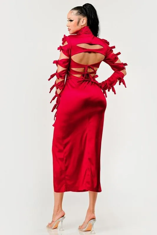 BOW SEXY DRESS