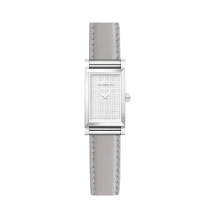 Bracelet montre Antarès Herbelin - Cuir simple gris perle (BRAC17048A57)